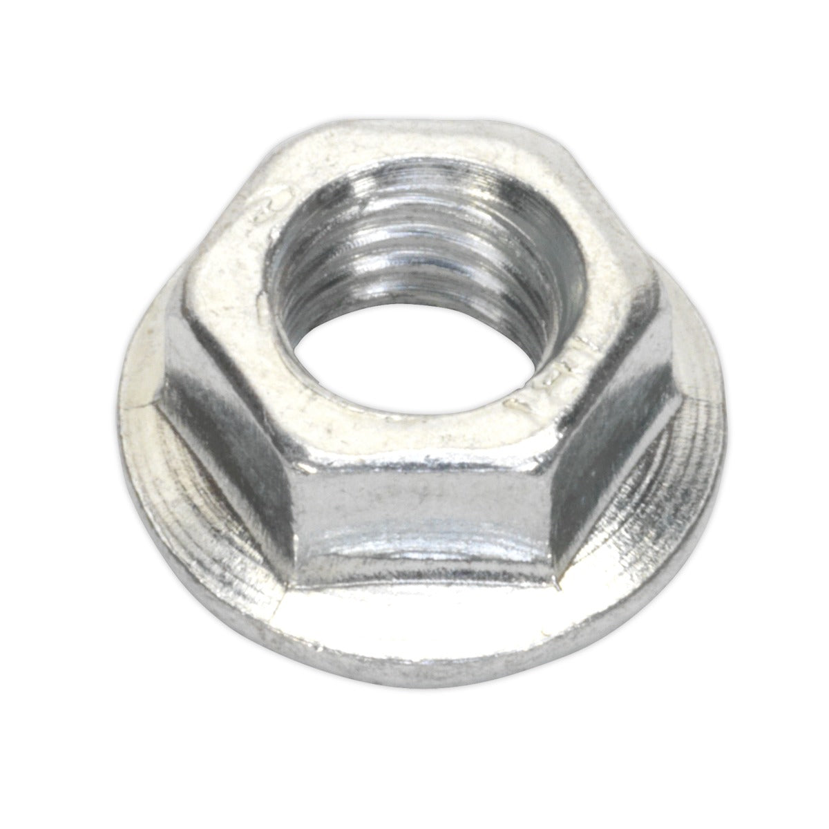 Sealey Zinc Plated Serrated Flange Nut M5 - Pack of 100 FN5