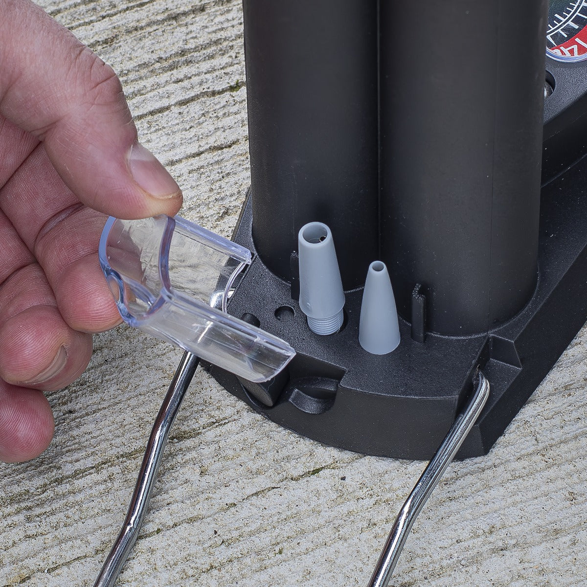 Sealey Mini Twin Barrel Bicycle Foot Pump FP7