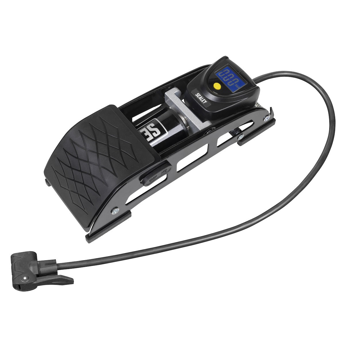 Sealey Single Barrel Digital Foot Pump FP8D
