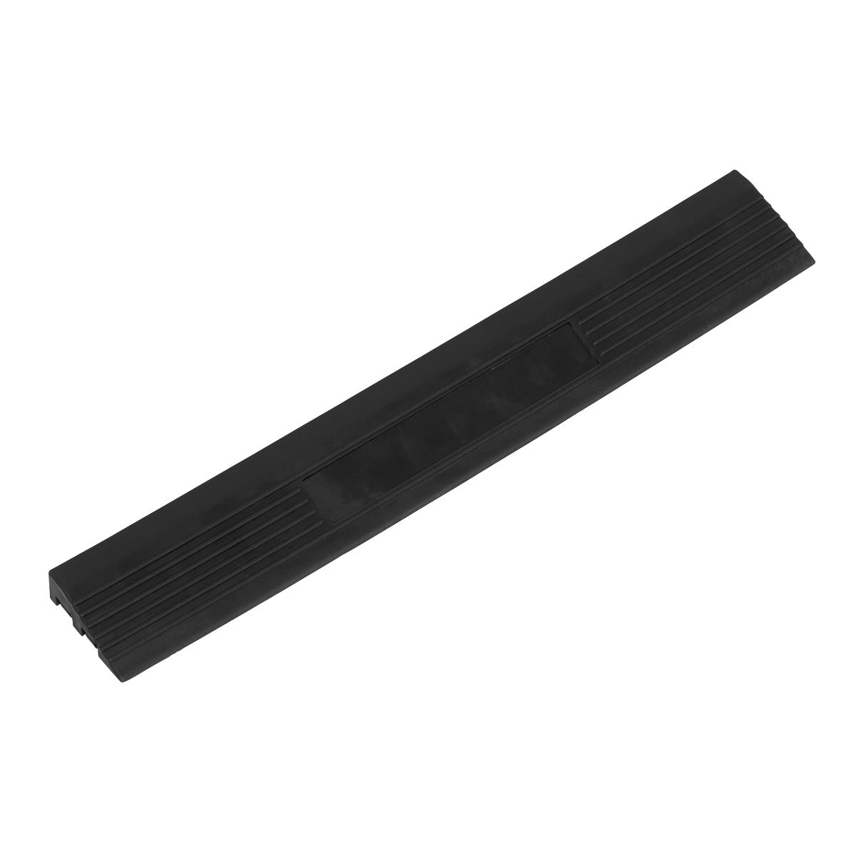 Sealey Polypropylene Floor Tile Edge 400 x 60mm, Black Male - Pack of 6 FT3EBM