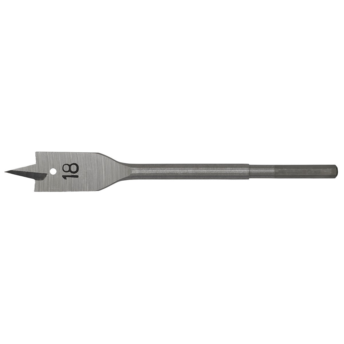 Sealey Flat Wood Drill Bit 18mm x 152mm FWB18