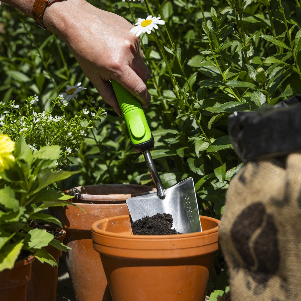 Sealey Hand Trowel with Soft Grip Handle & Stainless Steel Blade, 345mm GTSG008