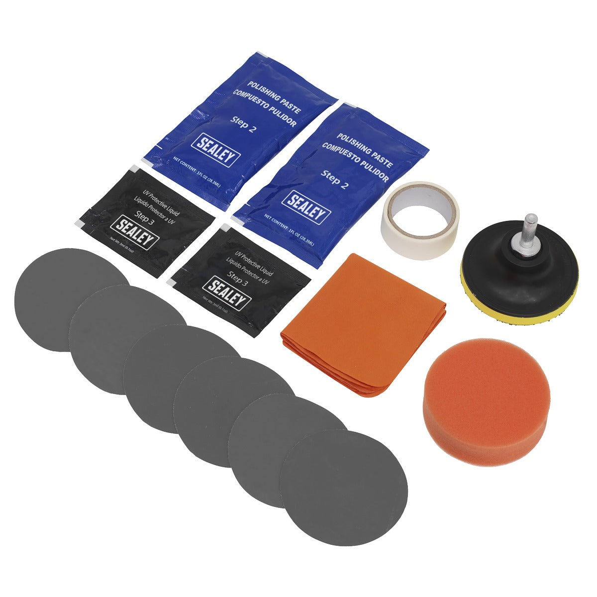 Sealey Headlight Restoration Kit HRK01