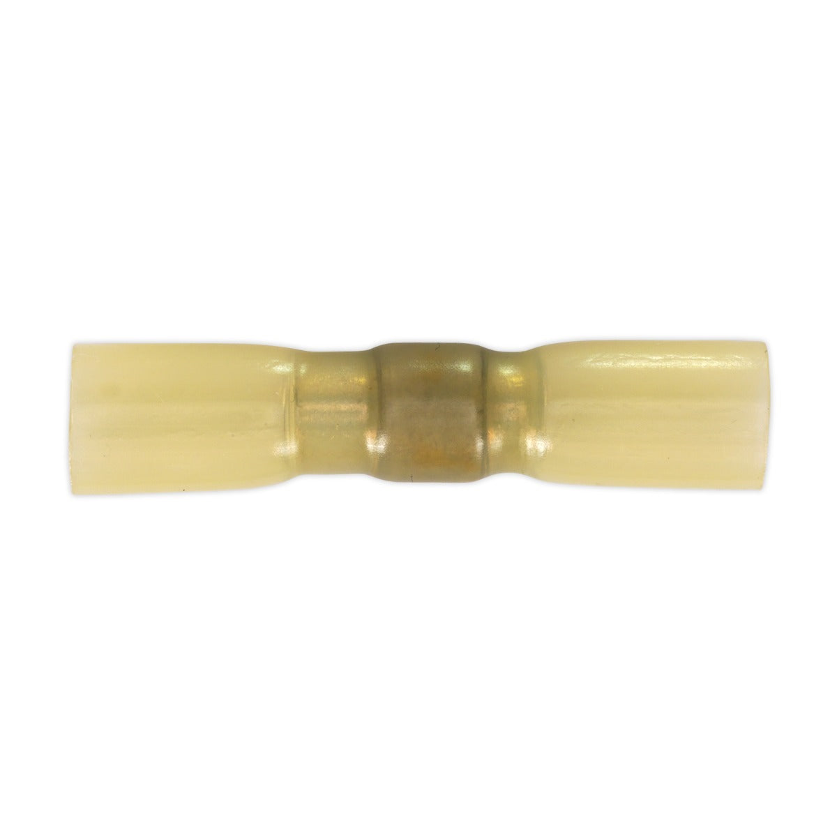 Sealey Heat Shrink Butt Connector with Crimp & Solder, Yellow - Pack of 25 HSSB25Y