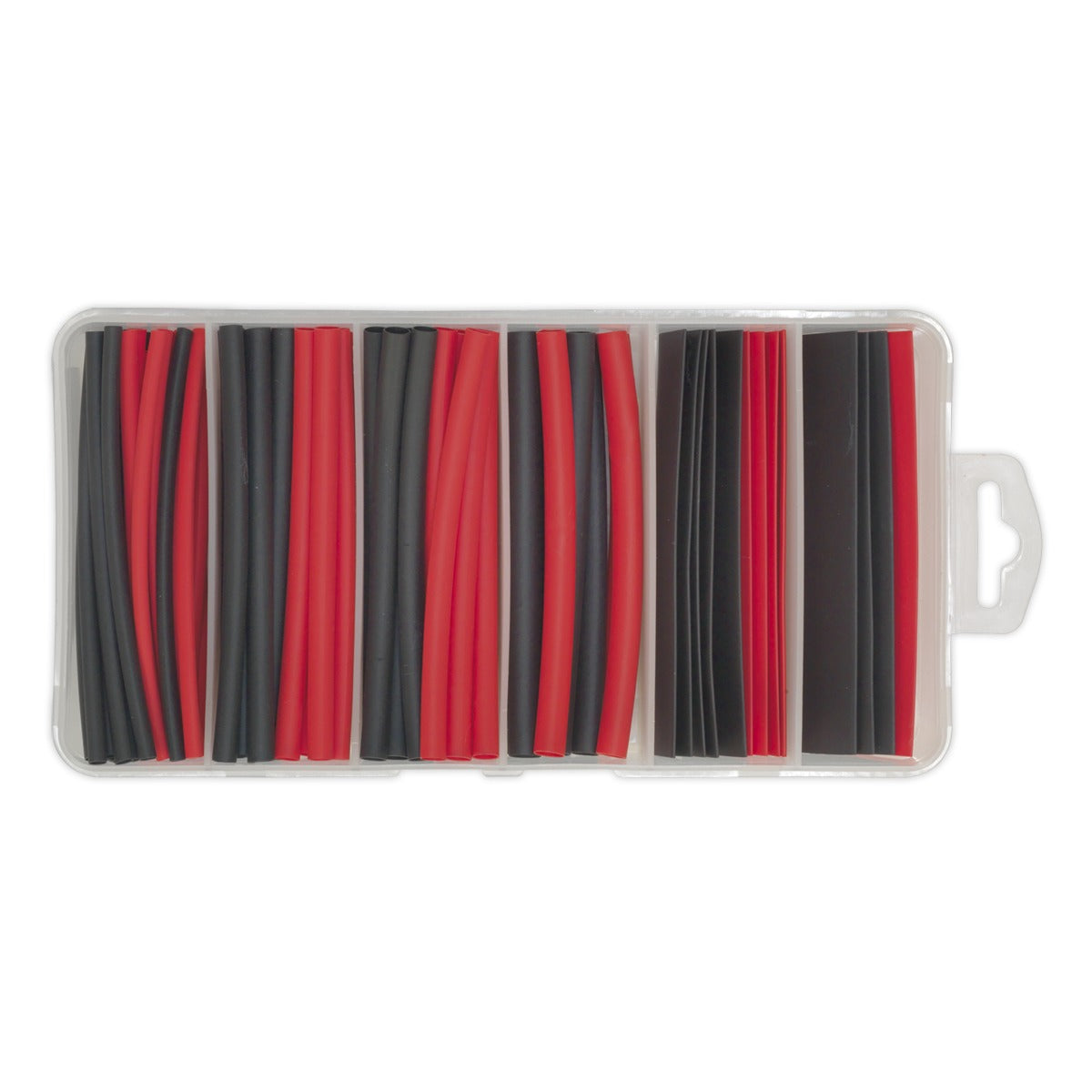 Sealey Heat Shrink Tubing Assortment 100mm 95pc - Black & Red HST100BR
