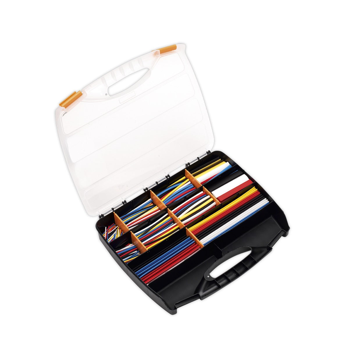 Sealey Heat Shrink Tubing Assortment 50, 100, 150 & 200mm 590pc - Mixed Colours HST590MC