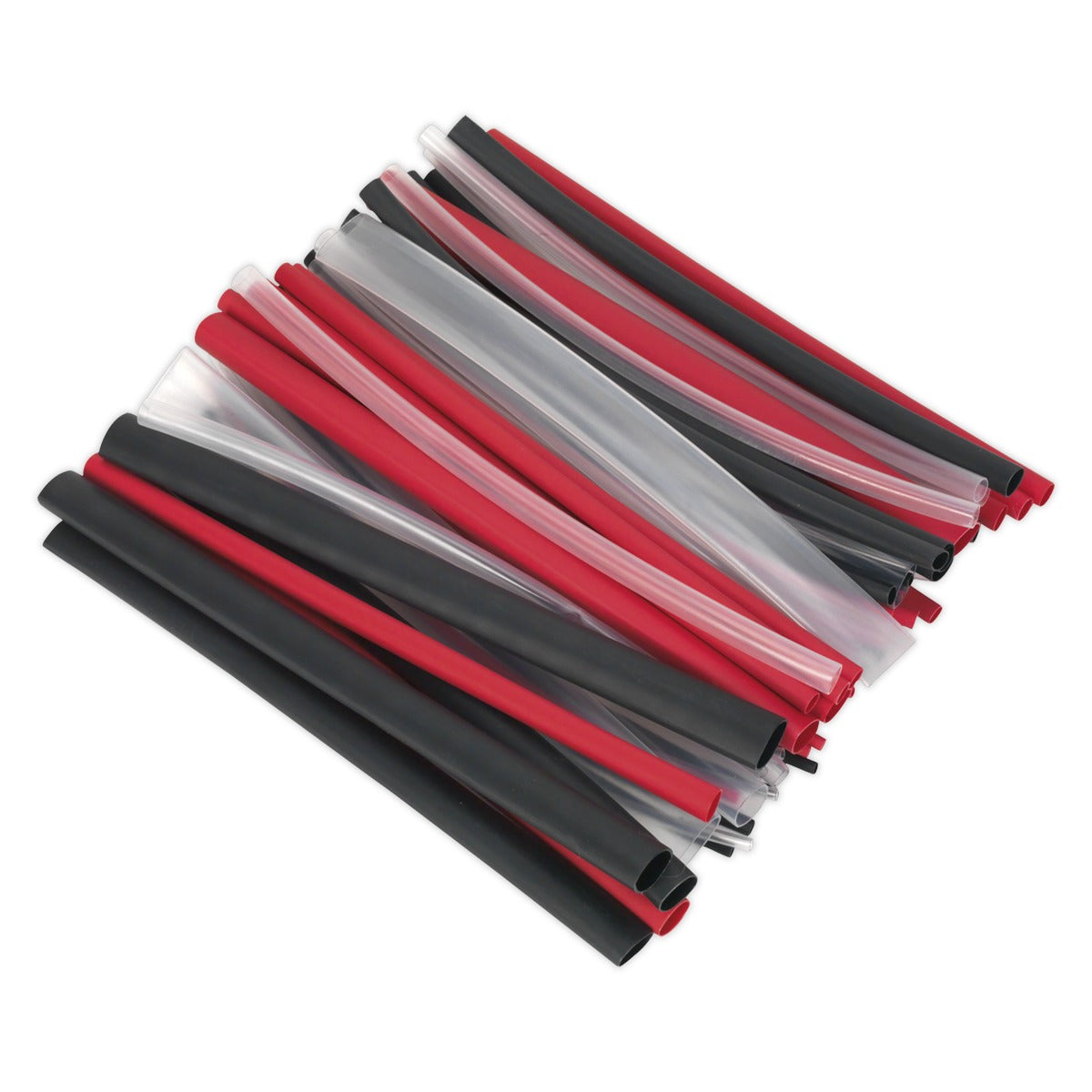 Sealey Adhesive Lined Heat Shrink Tubing Assortment 200mm 72pc - Mixed Colours HSTAL72MC