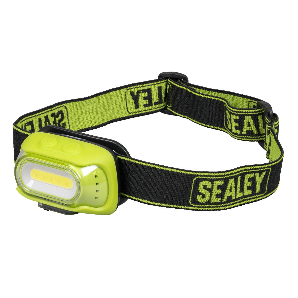 Sealey Rechargeable Head Torch with Auto-Sensor 8W COB LED - Green HT08RG