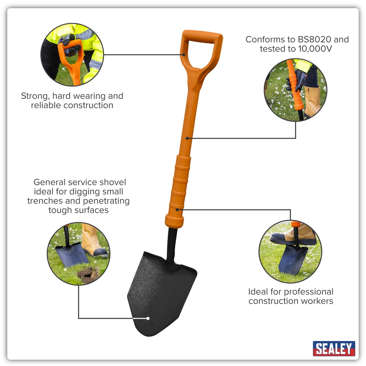 Sealey Insulated General Service Shovel HVCT07