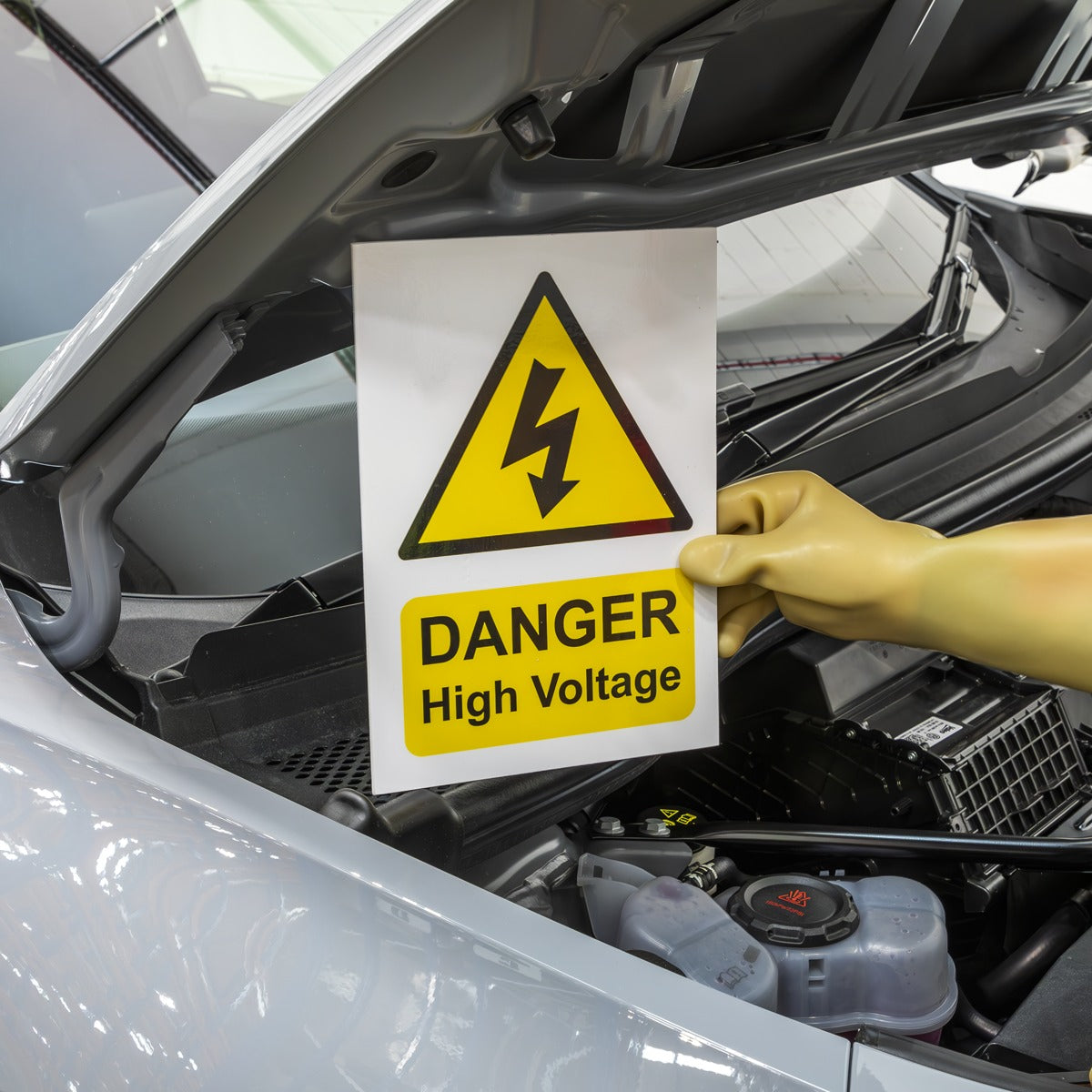 Sealey High Voltage Warning Sign 200 x 300mm HVSA4