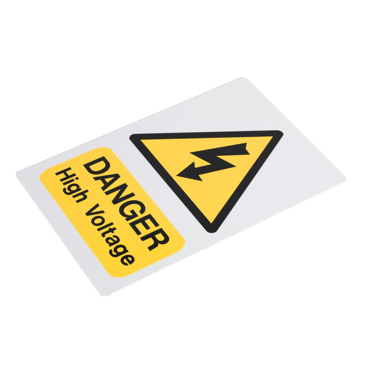 Sealey High Voltage Warning Sign 200 x 300mm HVSA4