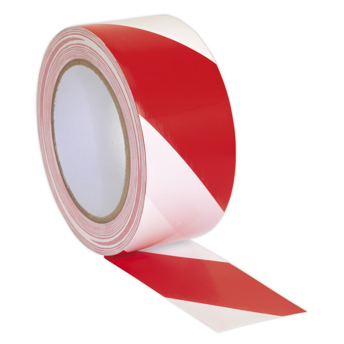 Sealey Hazard Warning Tape 50mm x 33m - Red/White HWTRW