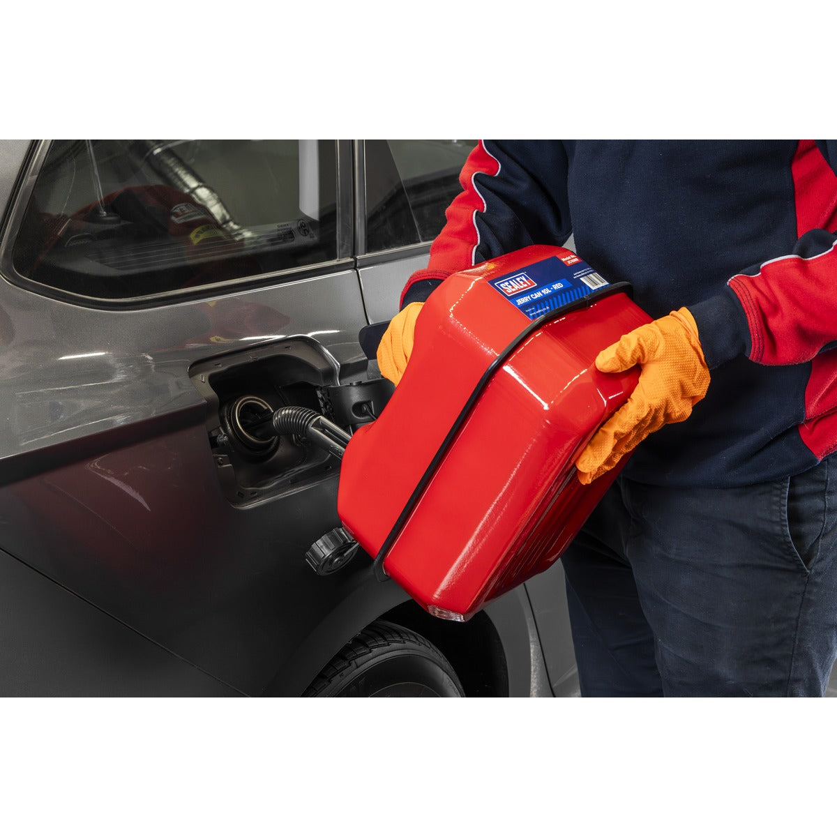 Sealey Jerry Can 10L - Red JC10RR