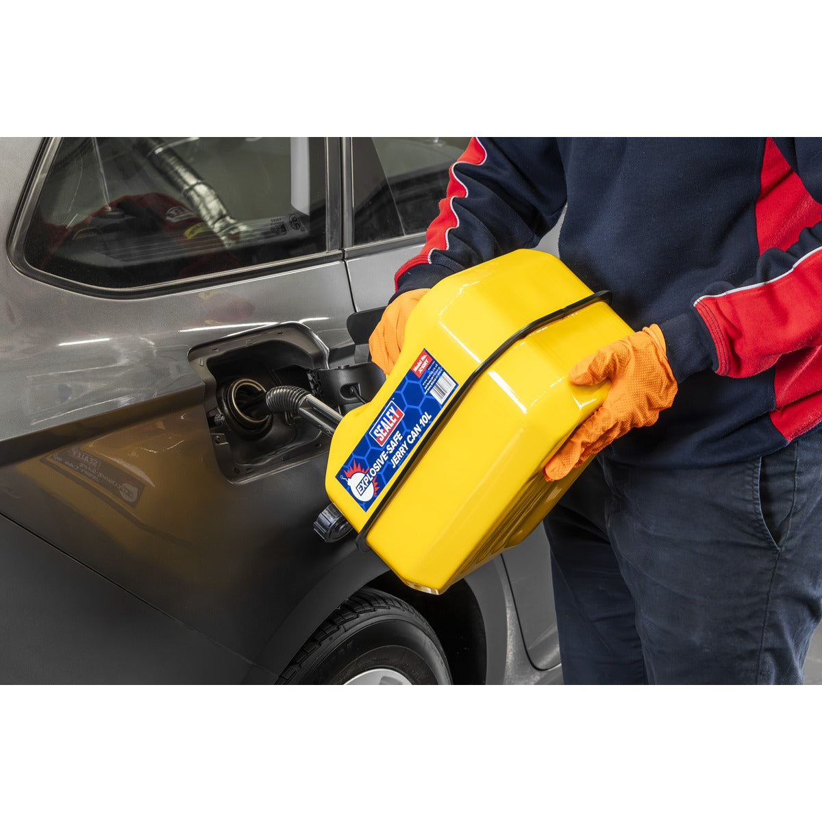 Sealey Explosive-Safe Jerry Can 10L - Yellow JC10RY