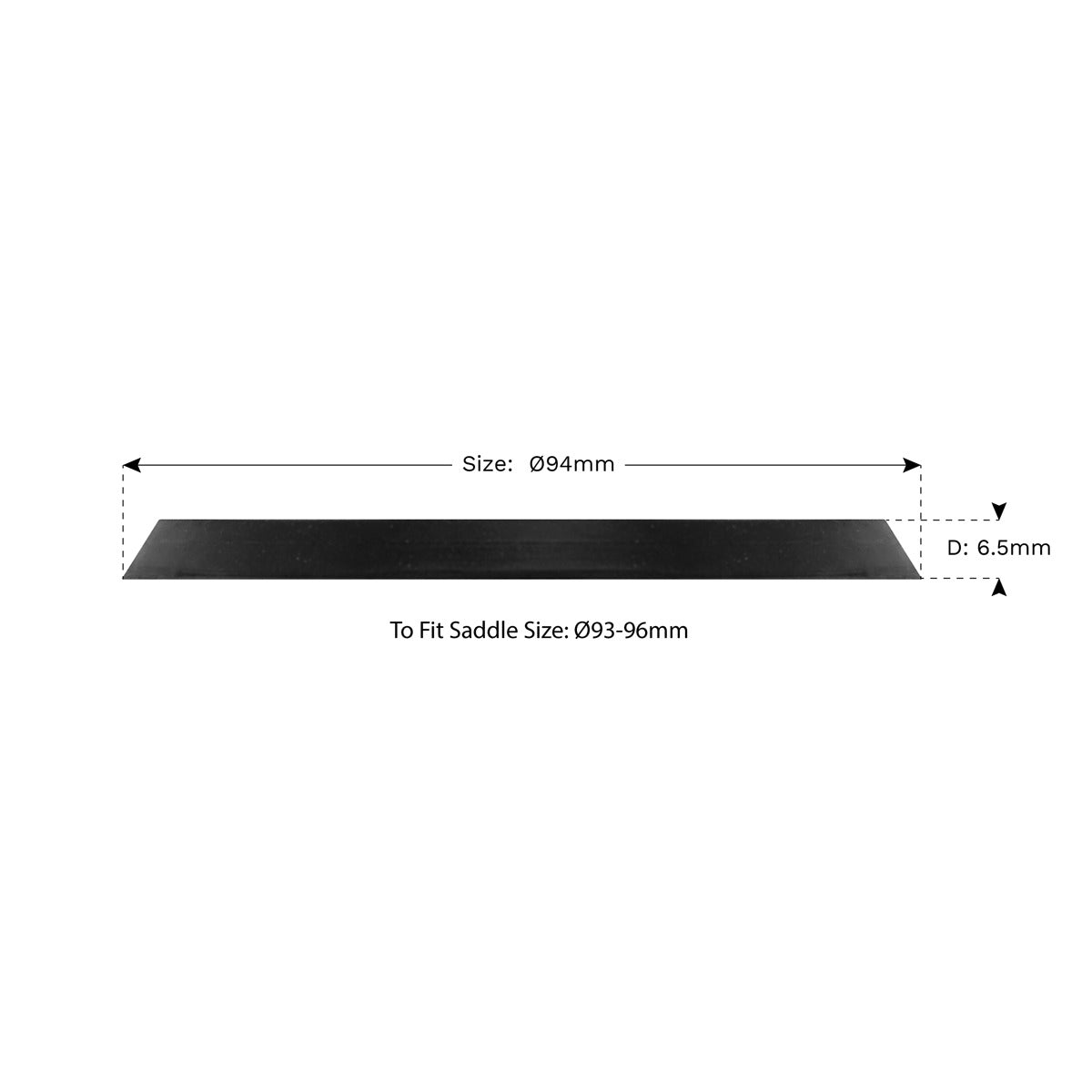 Sealey Safety Rubber Jack Pad - Type B JP17