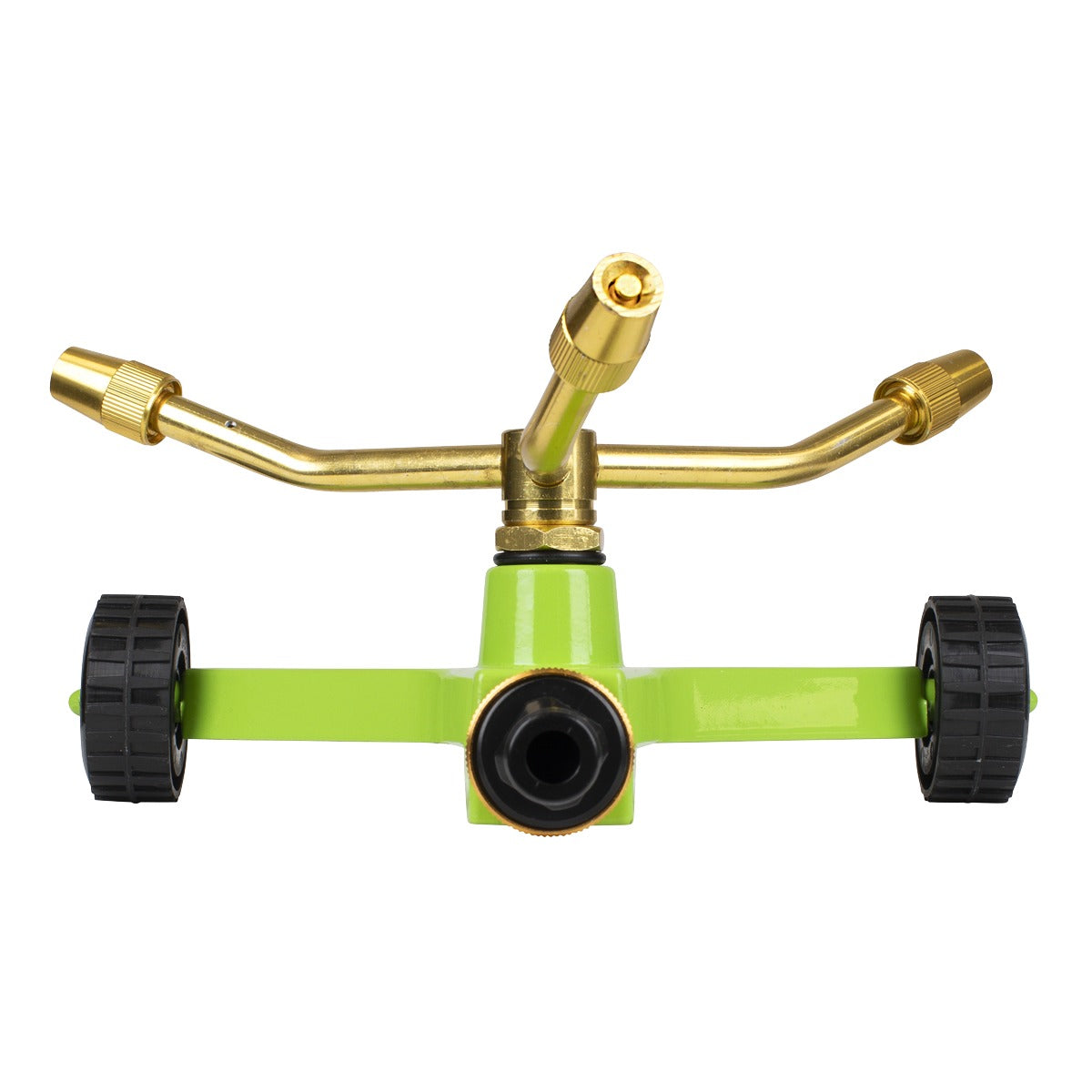 Sealey 3-Arm Brass Sprinkler with Metal Wheeled Base JS2032