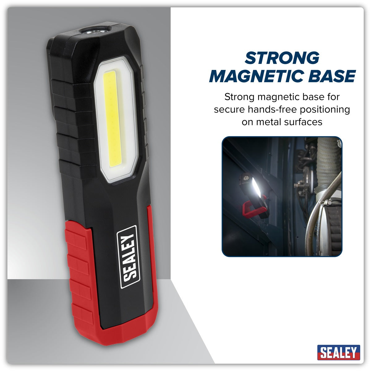 Sealey Rechargeable Inspection Light 3W COB & 2W SMD LED LED301