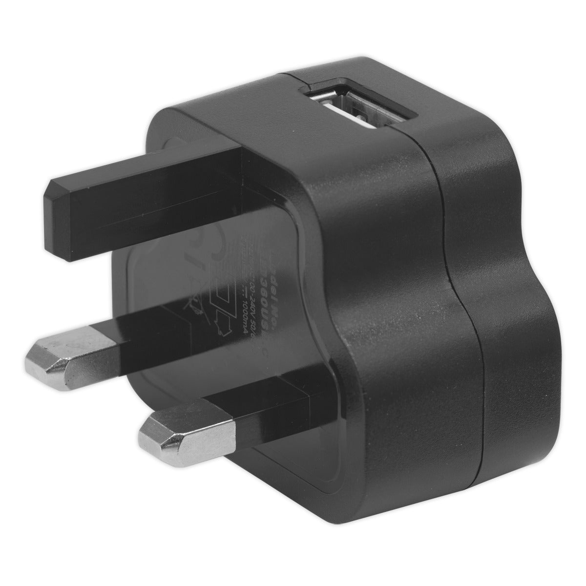 Sealey USB Mains Charger 5V⎓1A LED360USB.C