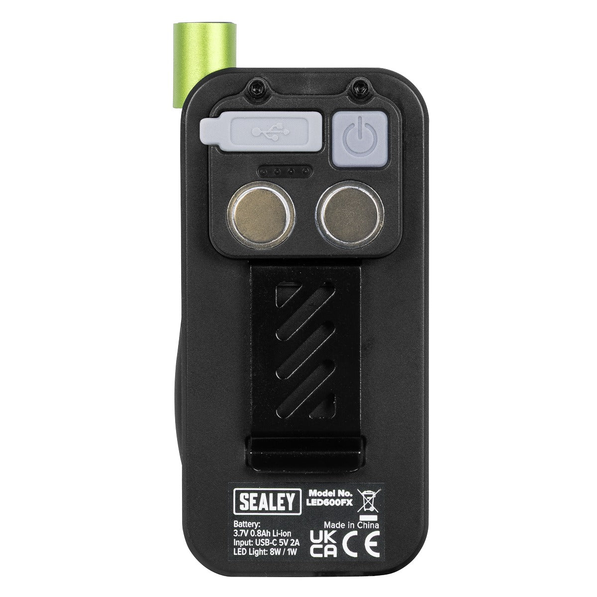 Sealey Pocket Light with Flexi Inspection Light 8W COB LED & 1W SMD LED LED600FX