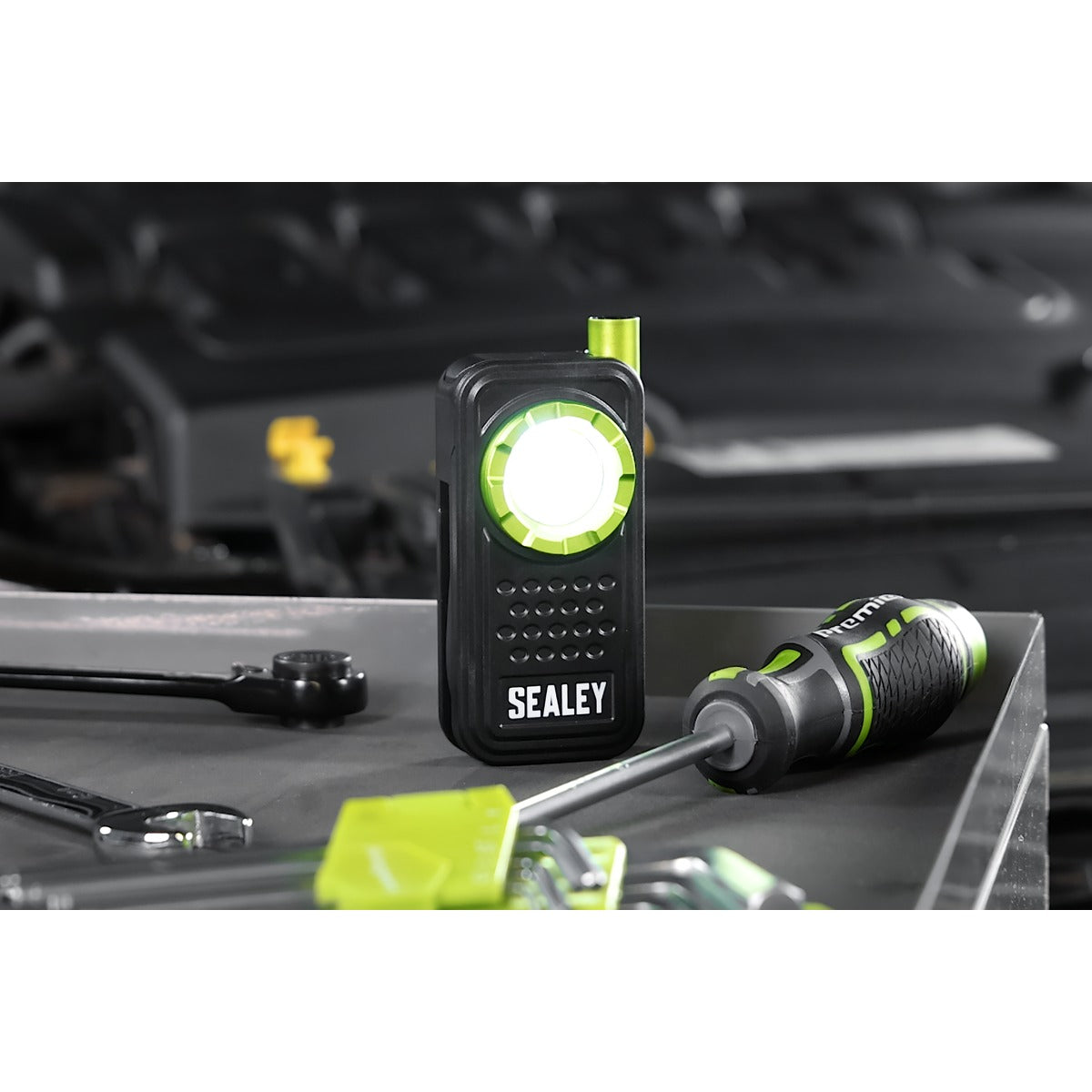 Sealey Pocket Light with Flexi Inspection Light 8W COB LED & 1W SMD LED LED600FX