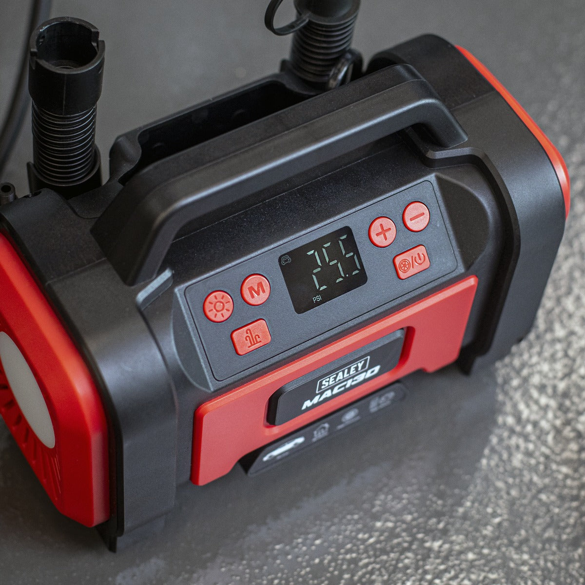Sealey Tyre Inflator & High-Volume Air Pump 12V/230V AC MAC13D
