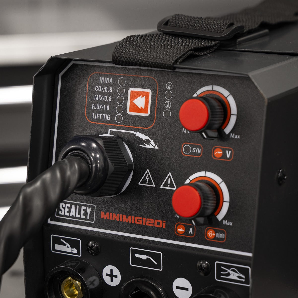 Sealey MIG/TIG & MMA (ARC/STICK) Inverter Welder 120A 230V MINIMIG120i