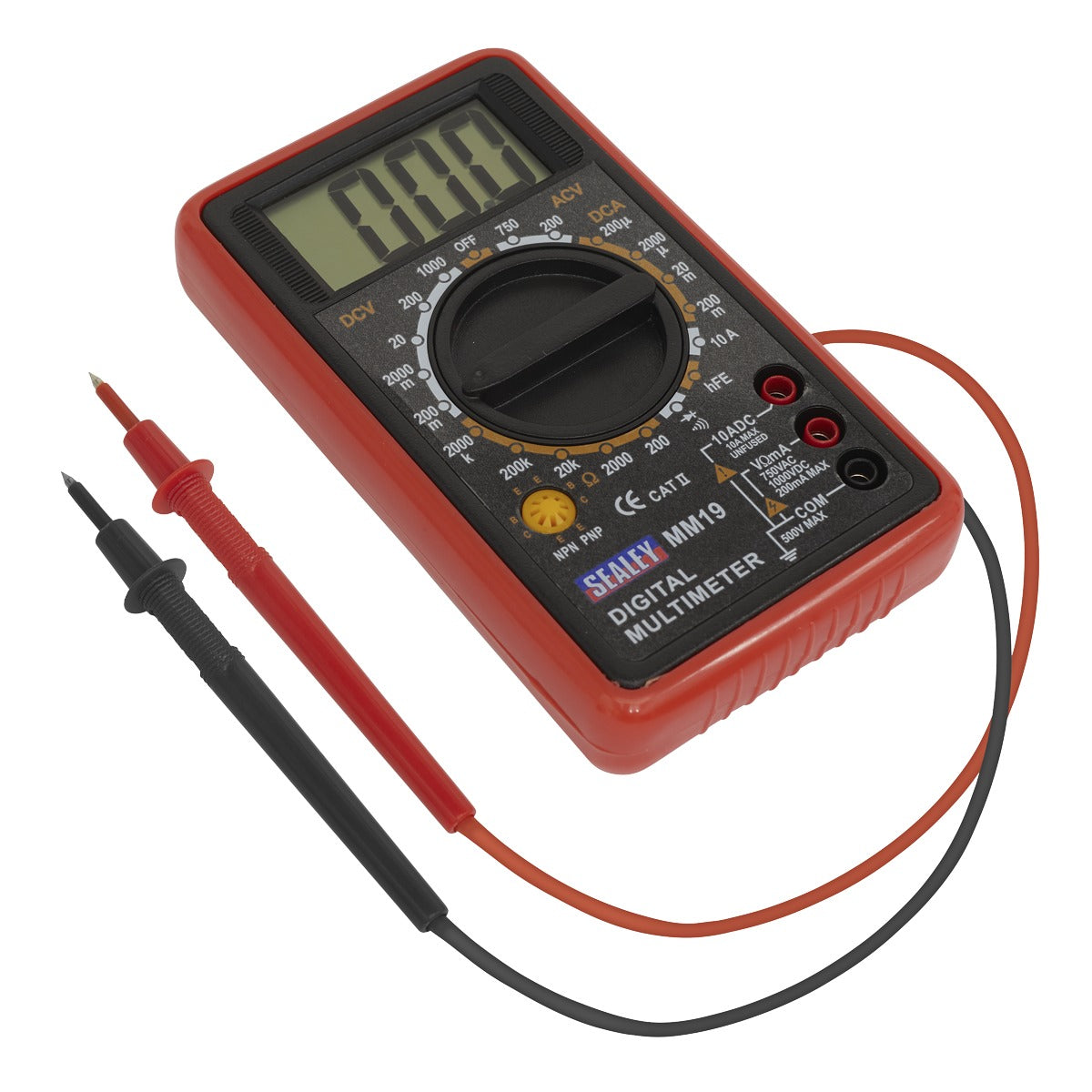 Sealey 7-Function Digital Multimeter MM19