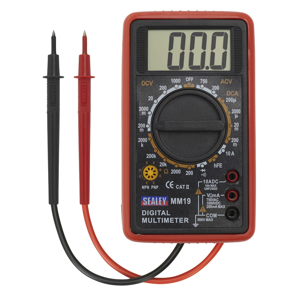 Sealey 7-Function Digital Multimeter MM19