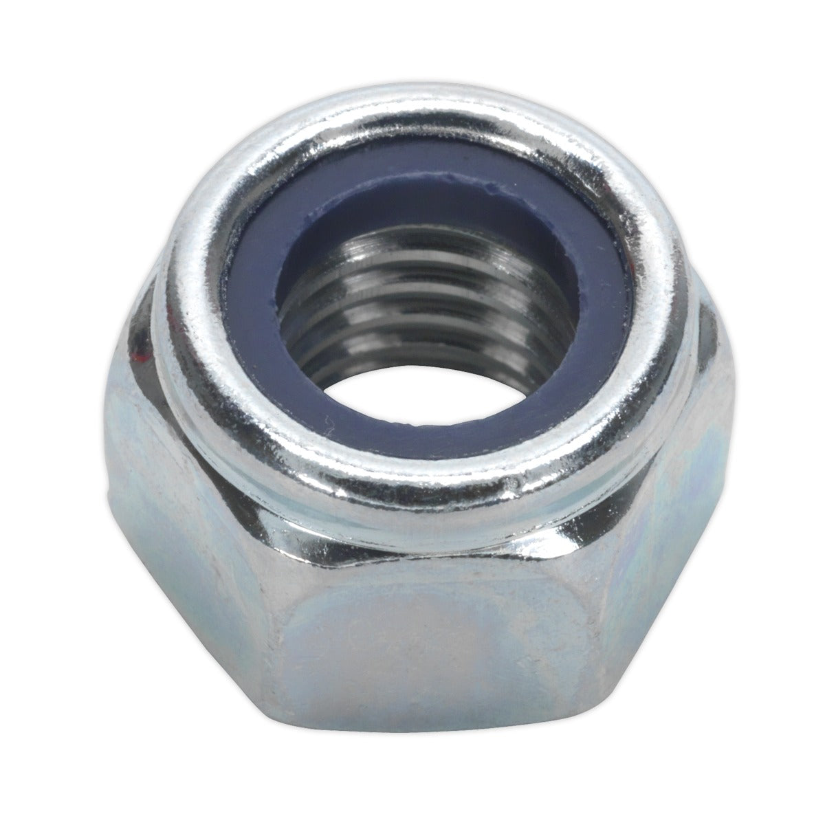 Sealey Zinc Plated Nylon Locknut M12, DIN 982 - Pack of 25 NLN12