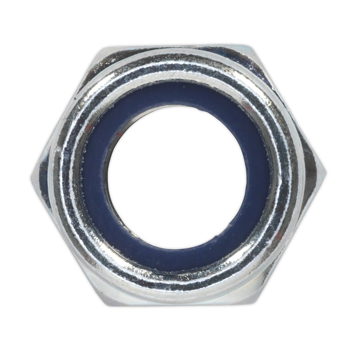 Sealey Zinc Plated Nylon Locknut M12, DIN 982 - Pack of 25 NLN12