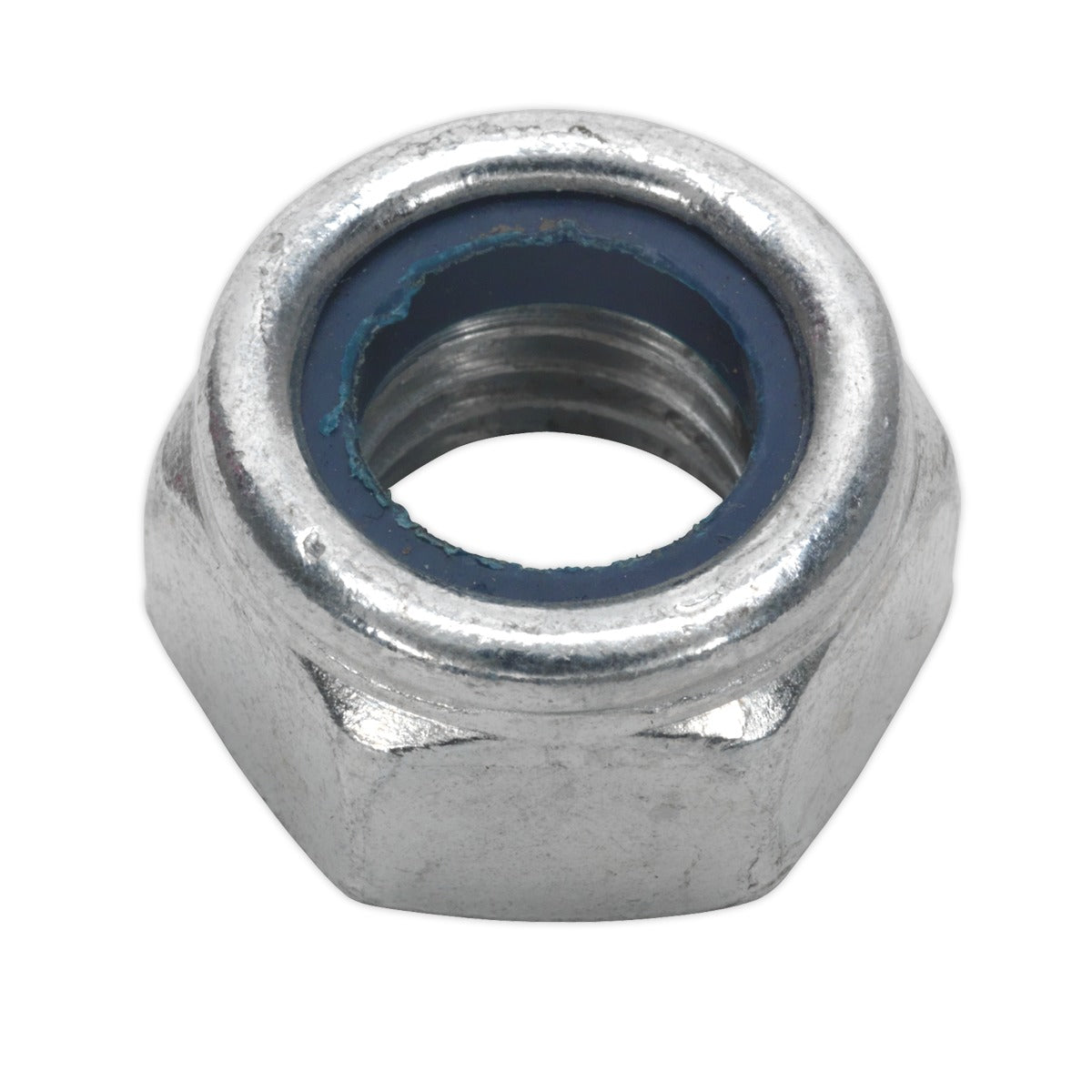 Sealey Zinc Plated Nylon Locknut M14, DIN 982 - Pack of 25 NLN14