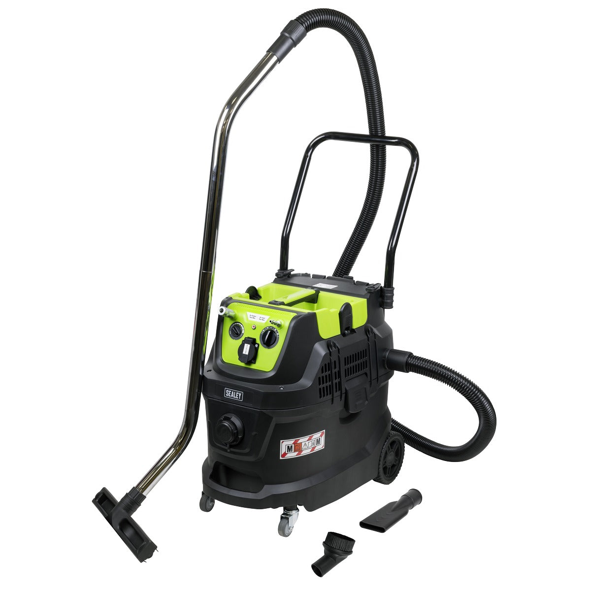 Sealey M Class Dust-Free Industrial Wet & Dry Vacuum Cleaner 40L with Autostart for Air/Electric Power Tools 1600W/230V PC400MA