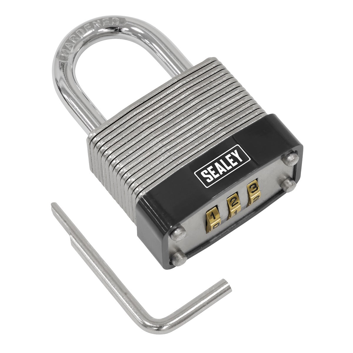 Sealey Steel Body Combination Padlock 40mm PL301C