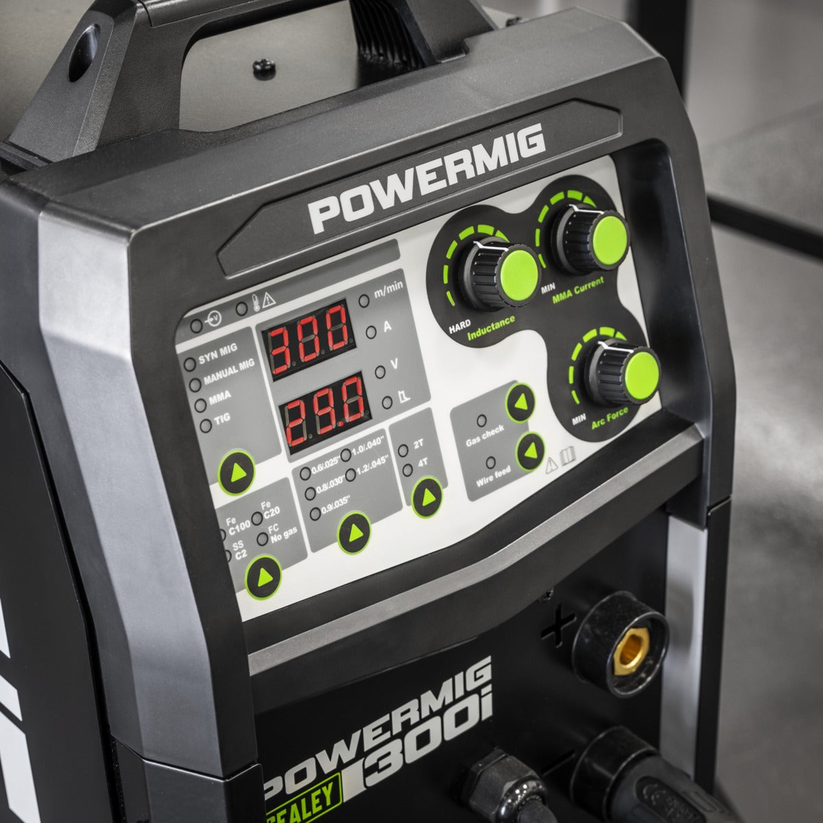 Sealey 300A Professional Gas/Gasless MIG/TIG/MMA Inverter Welder 400V 3ph POWERMIG300i