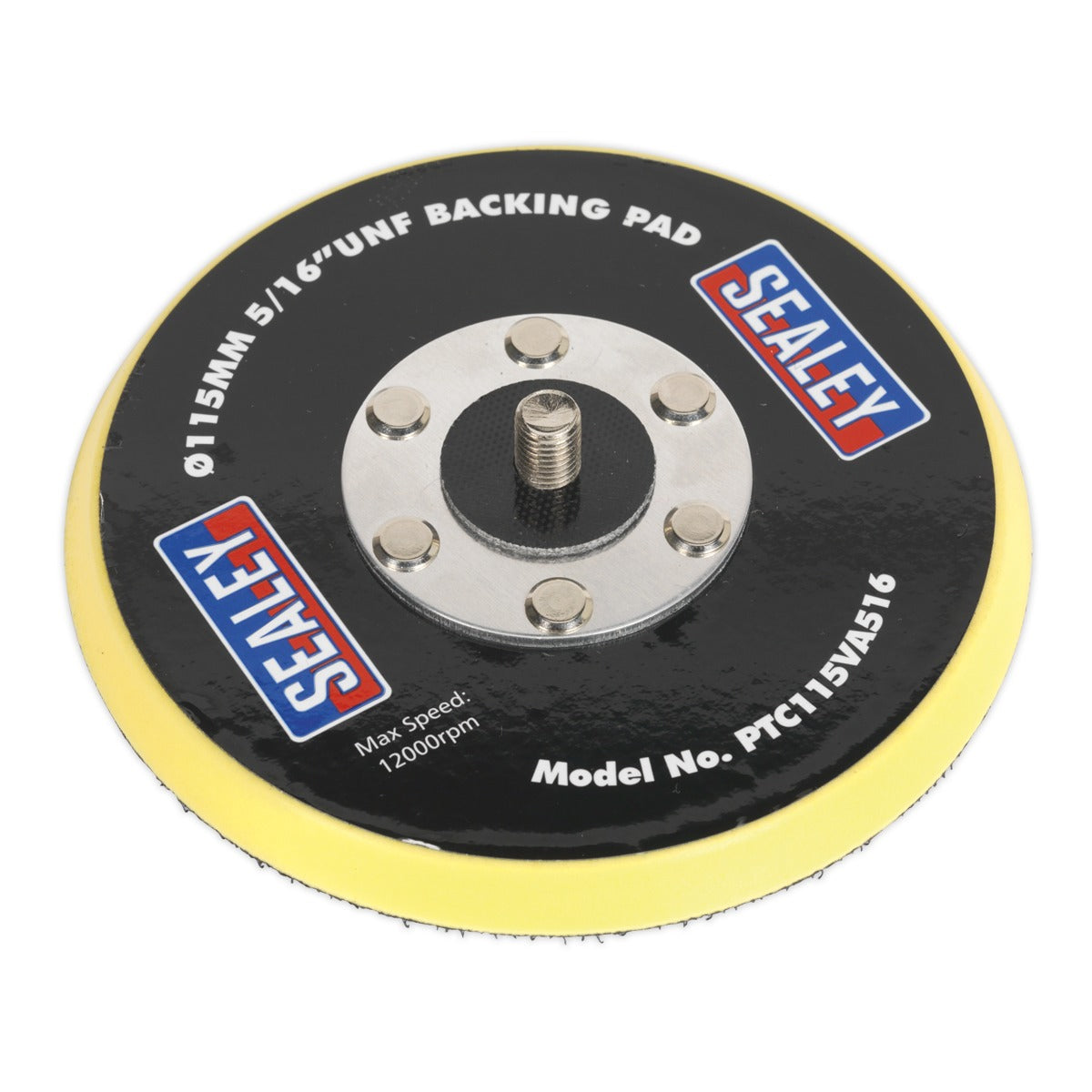 Sealey 115mm Backing Pad Hook-and-Loop 5/16"UNF PTC115VA516