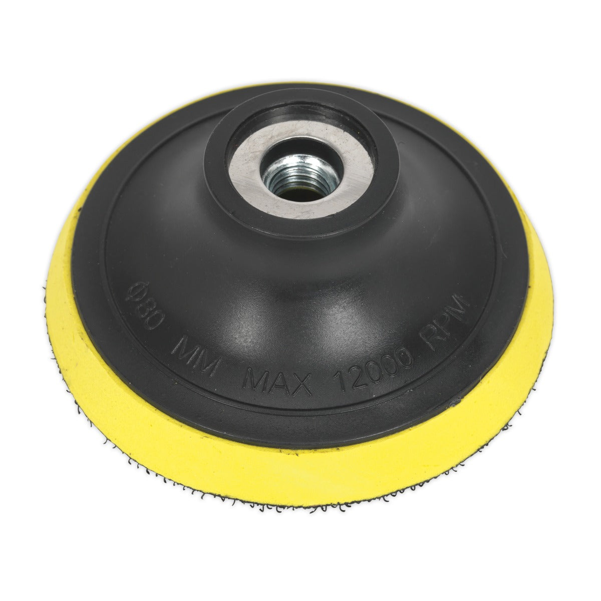 Sealey 75mm Hook-and-Loop Backing Pad M10 x 1.5mm PTC75VM10