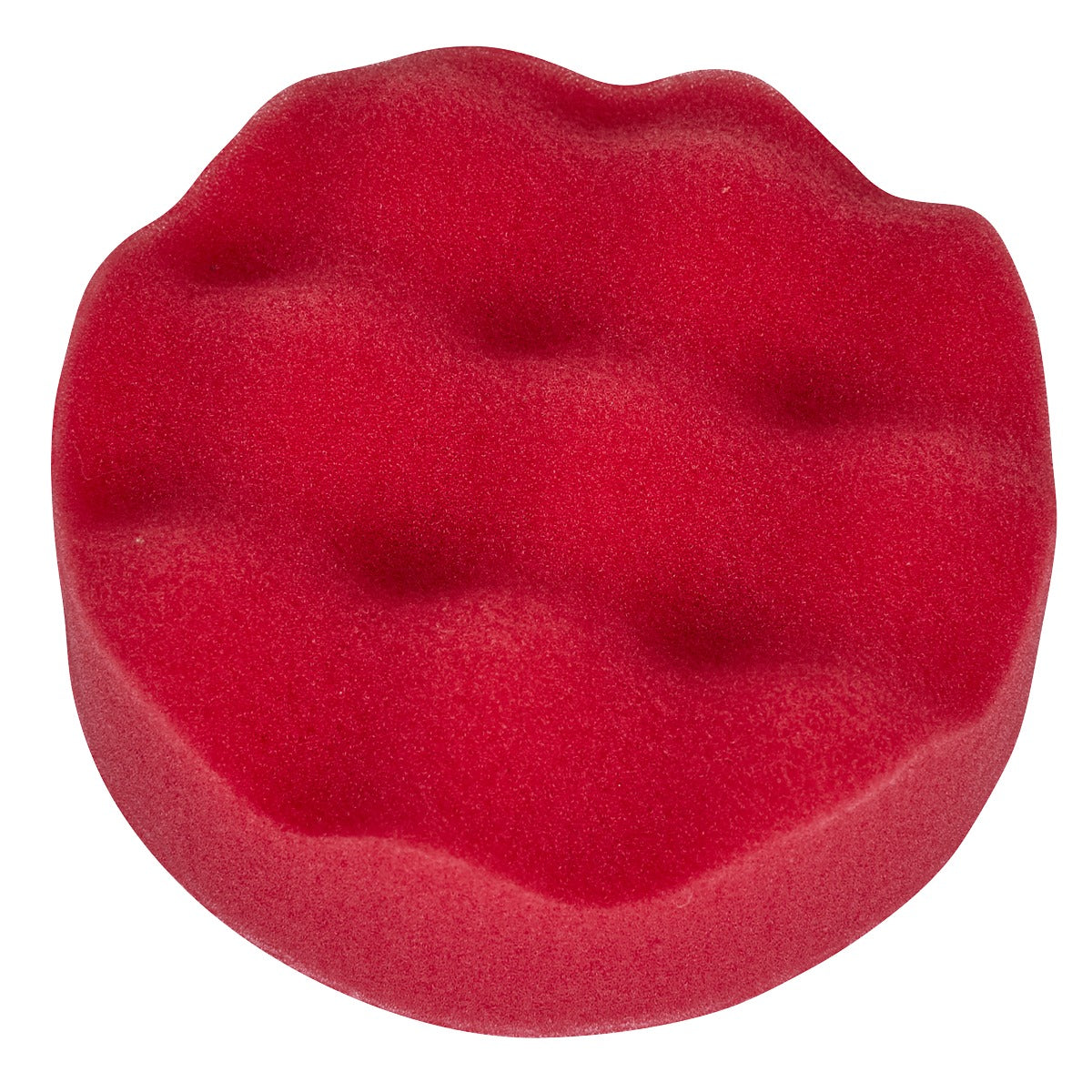 Sealey Hook-and-Loop Buffing & Polishing Foam Head 80 x 25mm - Red/Ultra-Soft PTCCHW80R