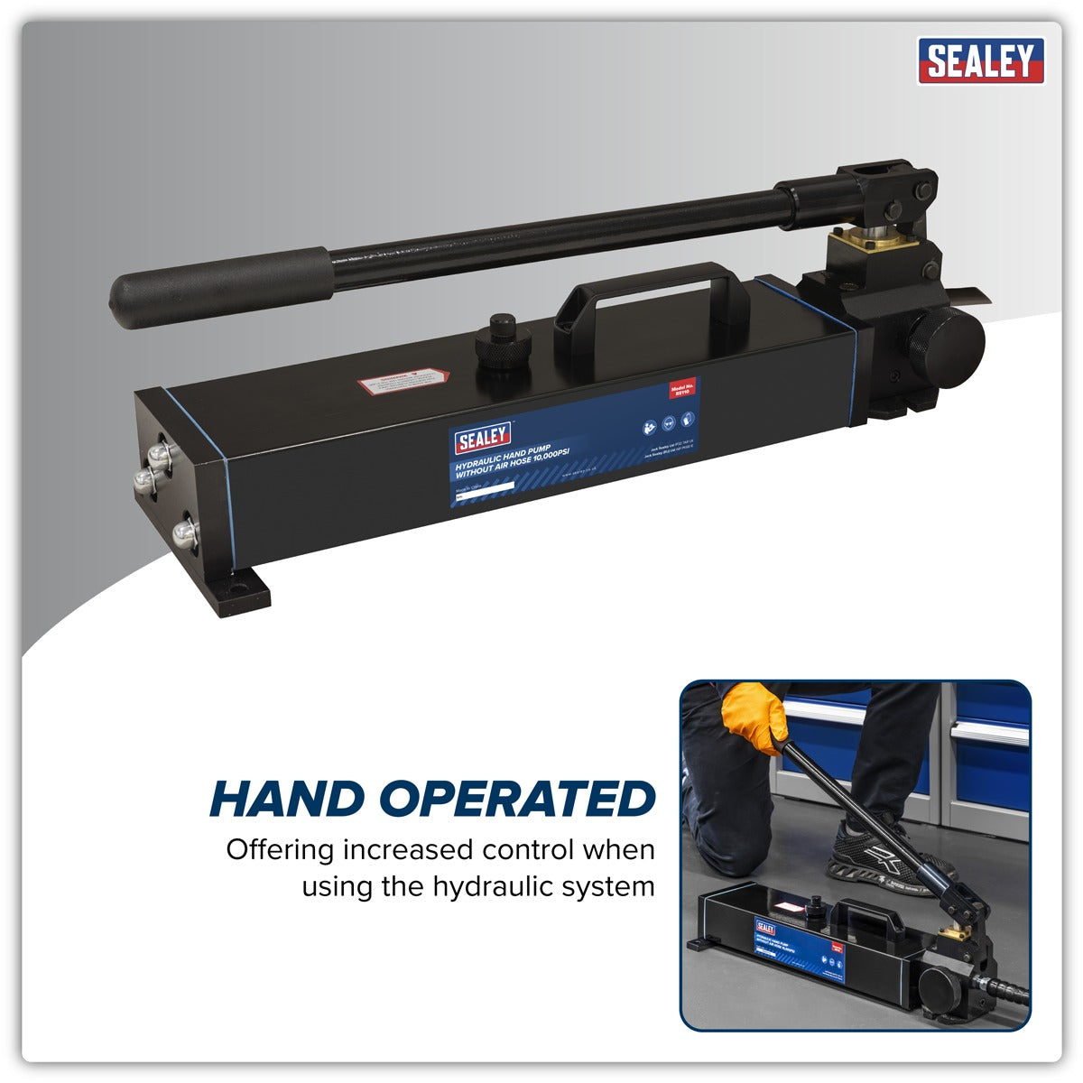 Sealey Hydraulic Hand Pump 10,000psi RE110