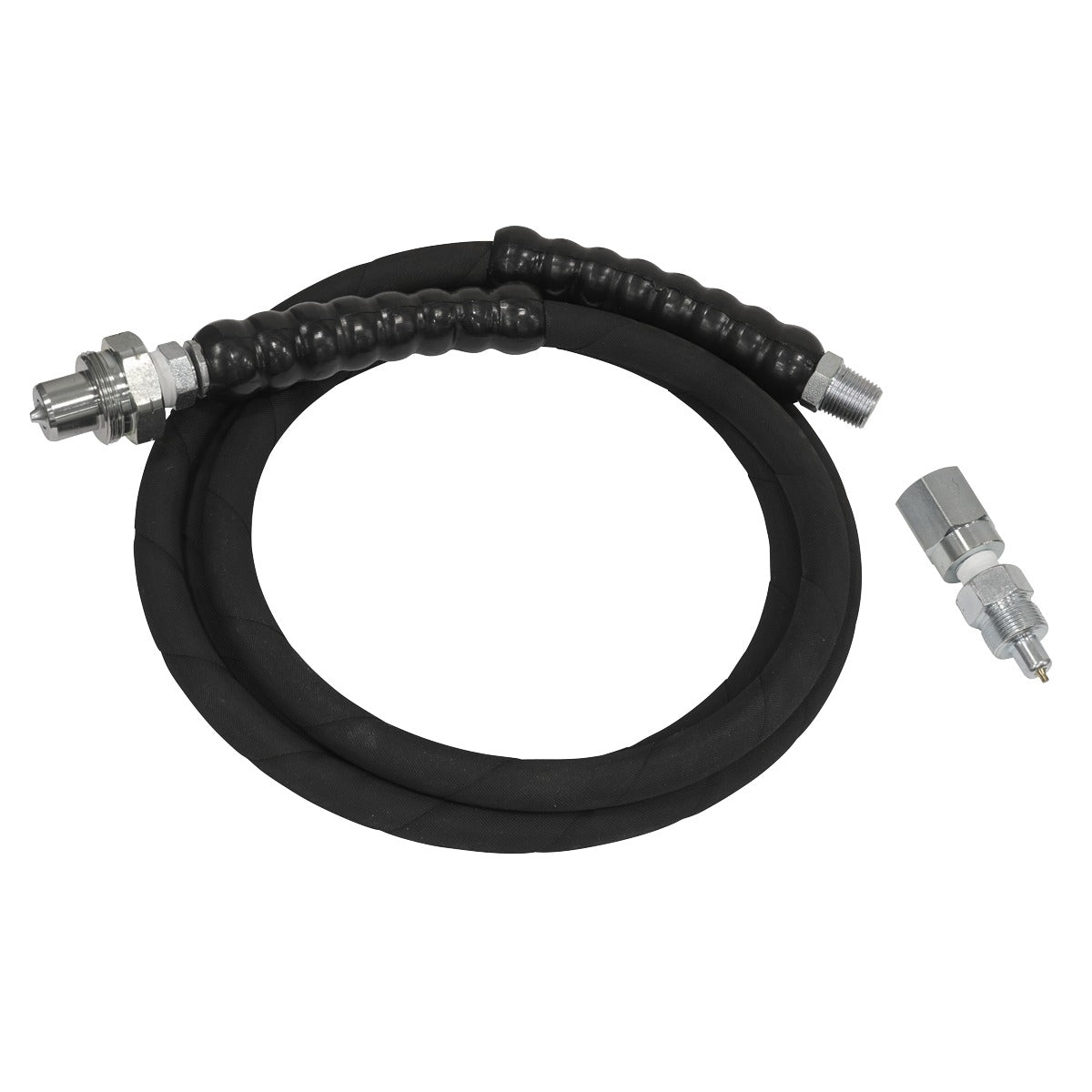 Sealey High Pressure Hydraulic Hose 3/8" & 3/8" to 1/4" Adaptor RE111