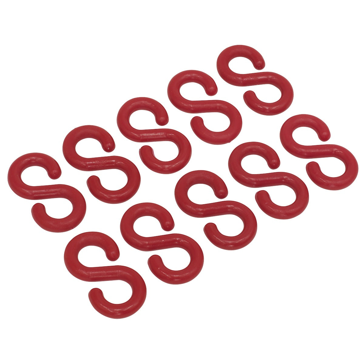 Sealey Plastic Chain S-Hook - Pack of 10 RSH10