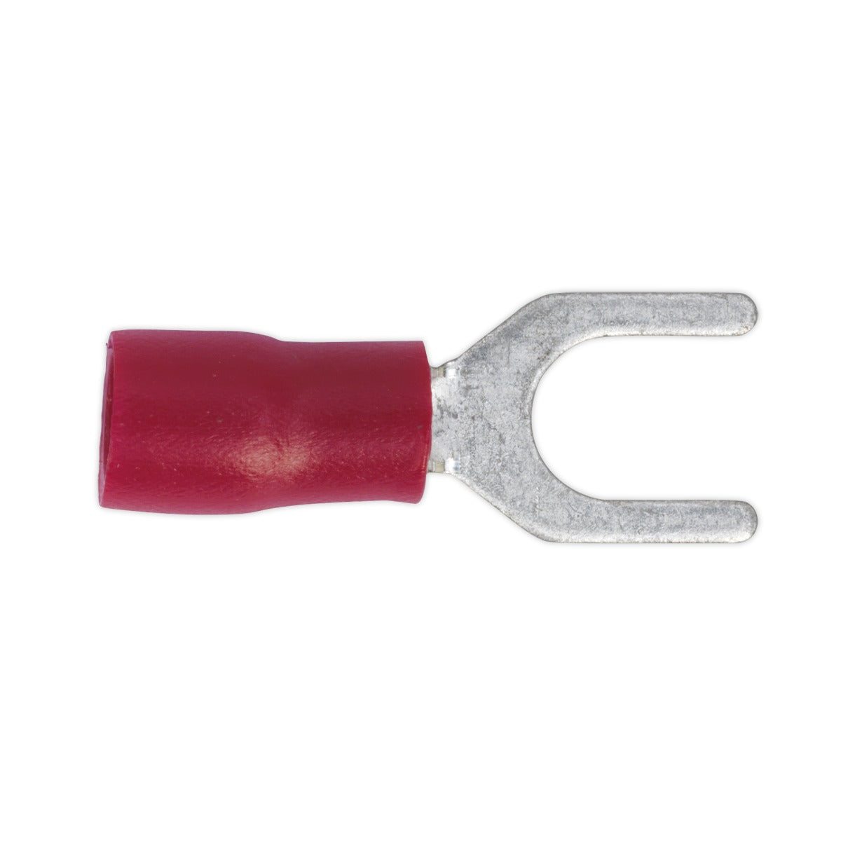 Sealey Easy-Entry Fork Terminal 5.3mm (2BA), Red - Pack of 100 RT14