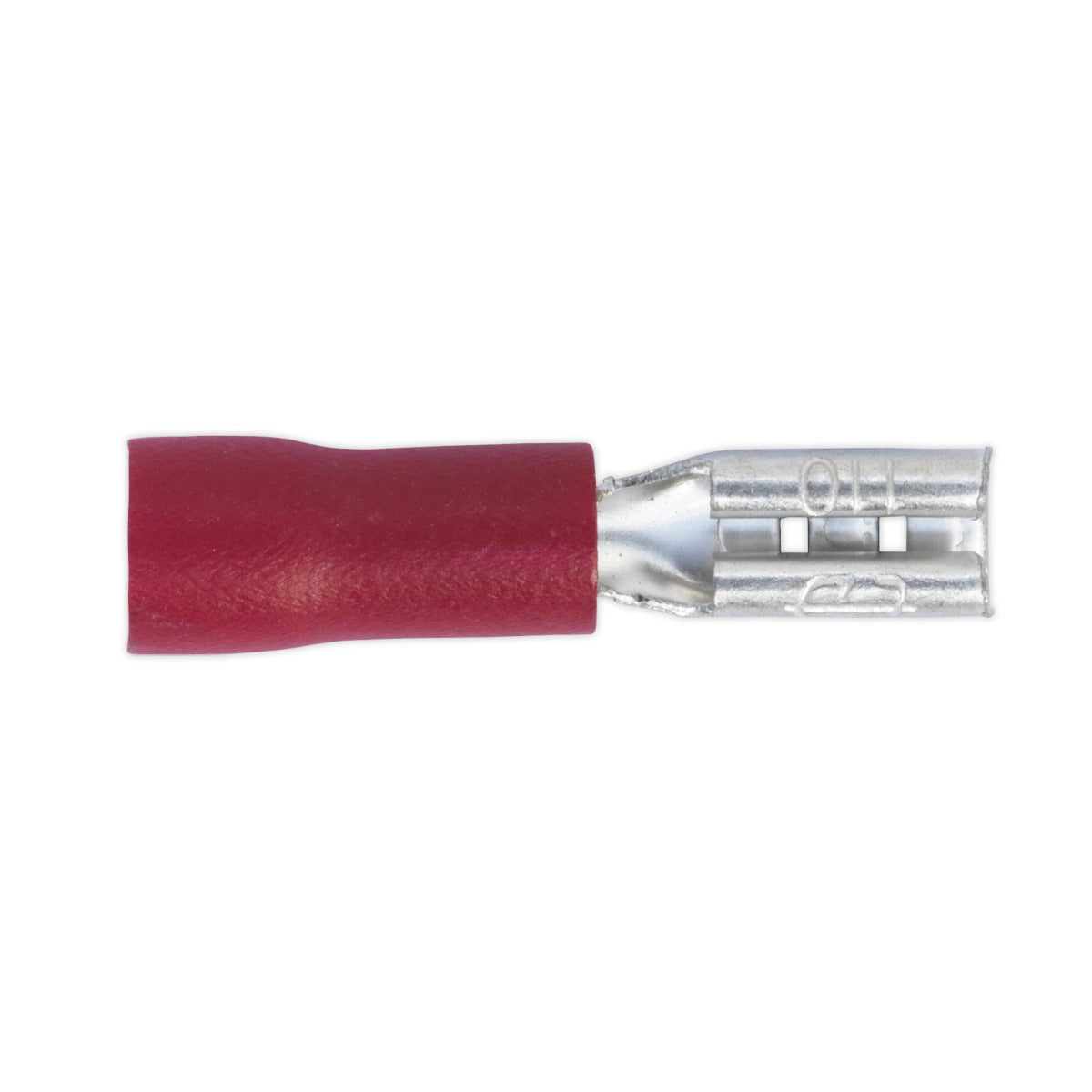 Sealey Push-On Female Terminal 2.8mm, Red - Pack of 100 RT19