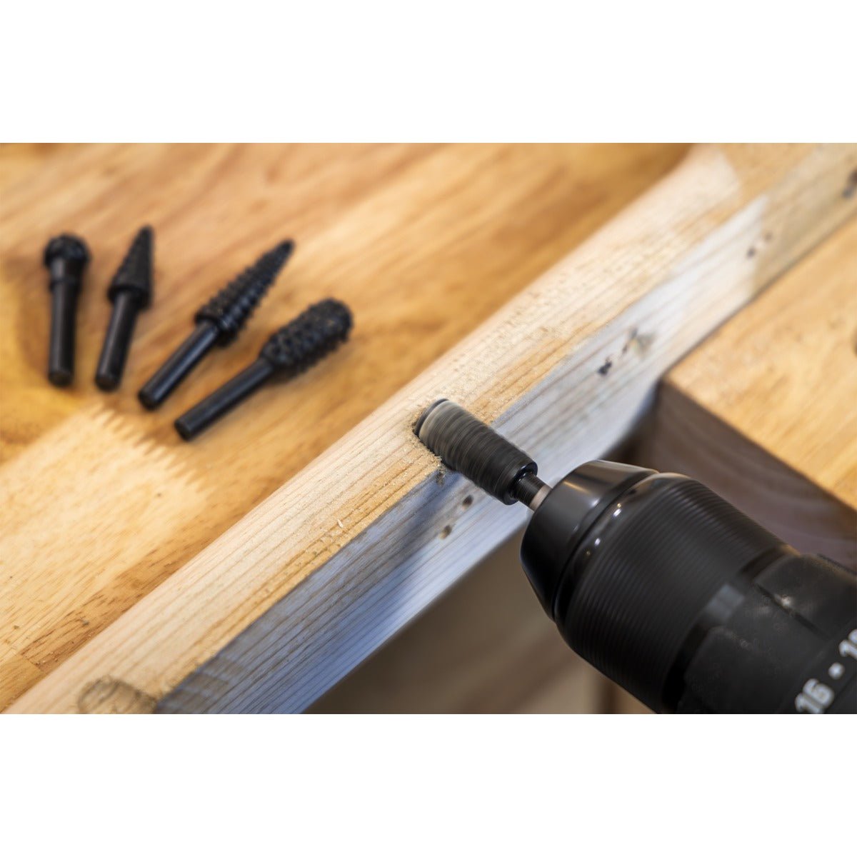 Sealey Rotary Burr Rasp Drill Bit Set 5pc RWBS5