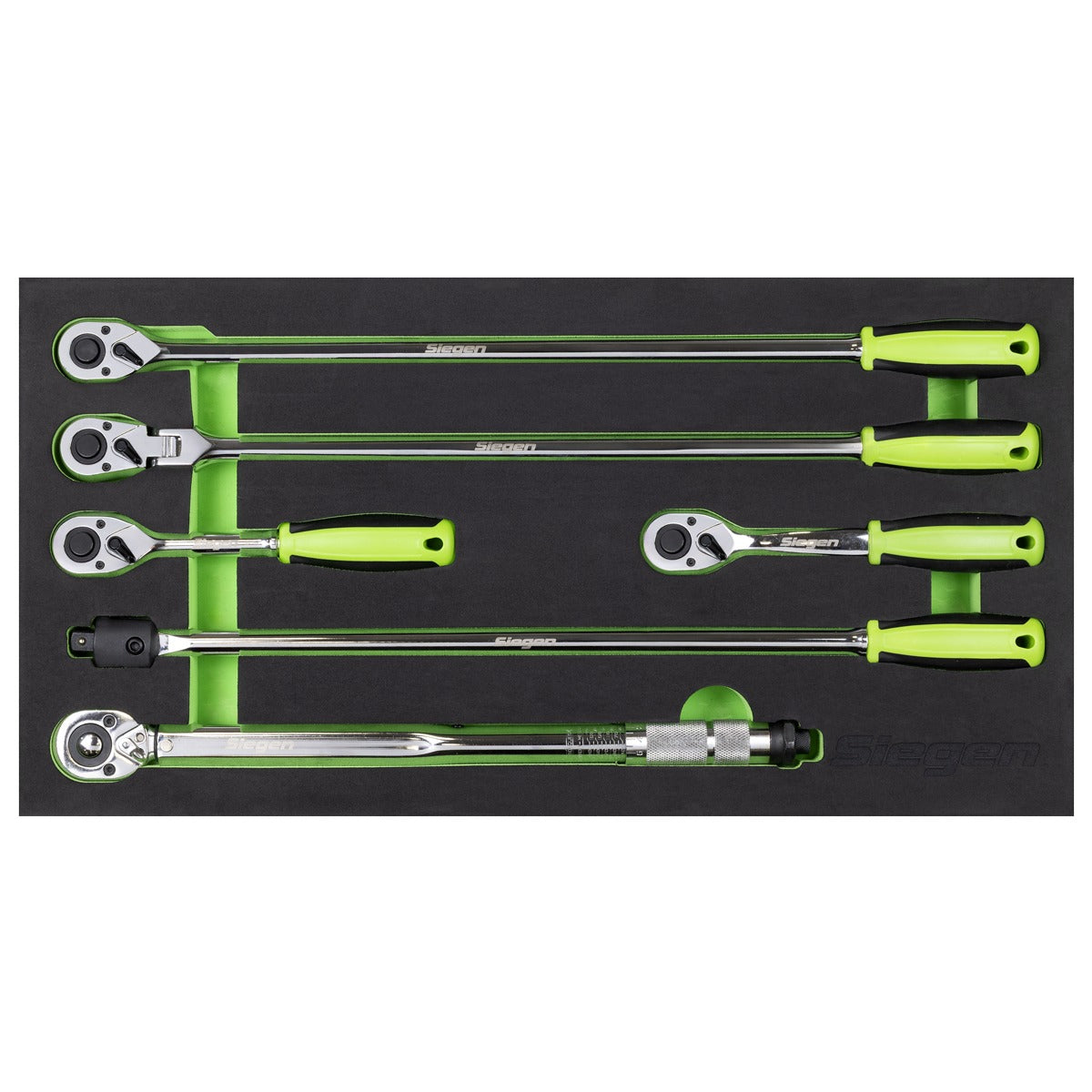Sealey Siegen Ratchet Wrench, Breaker Bar & Torque Wrench Set 1/2"Sq Drive 6pc S01326