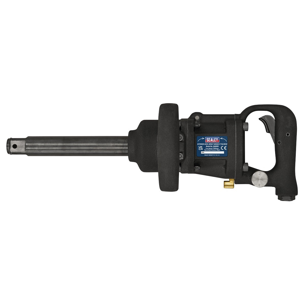 Sealey Twin Hammer Extended Anvil Impact Wrench 1"Sq Drive SA6009