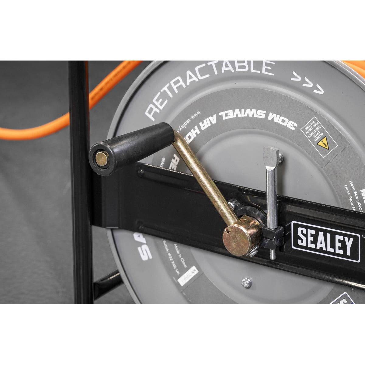 Sealey 30m Swivel Air Hose Reel 6mm ID SA827