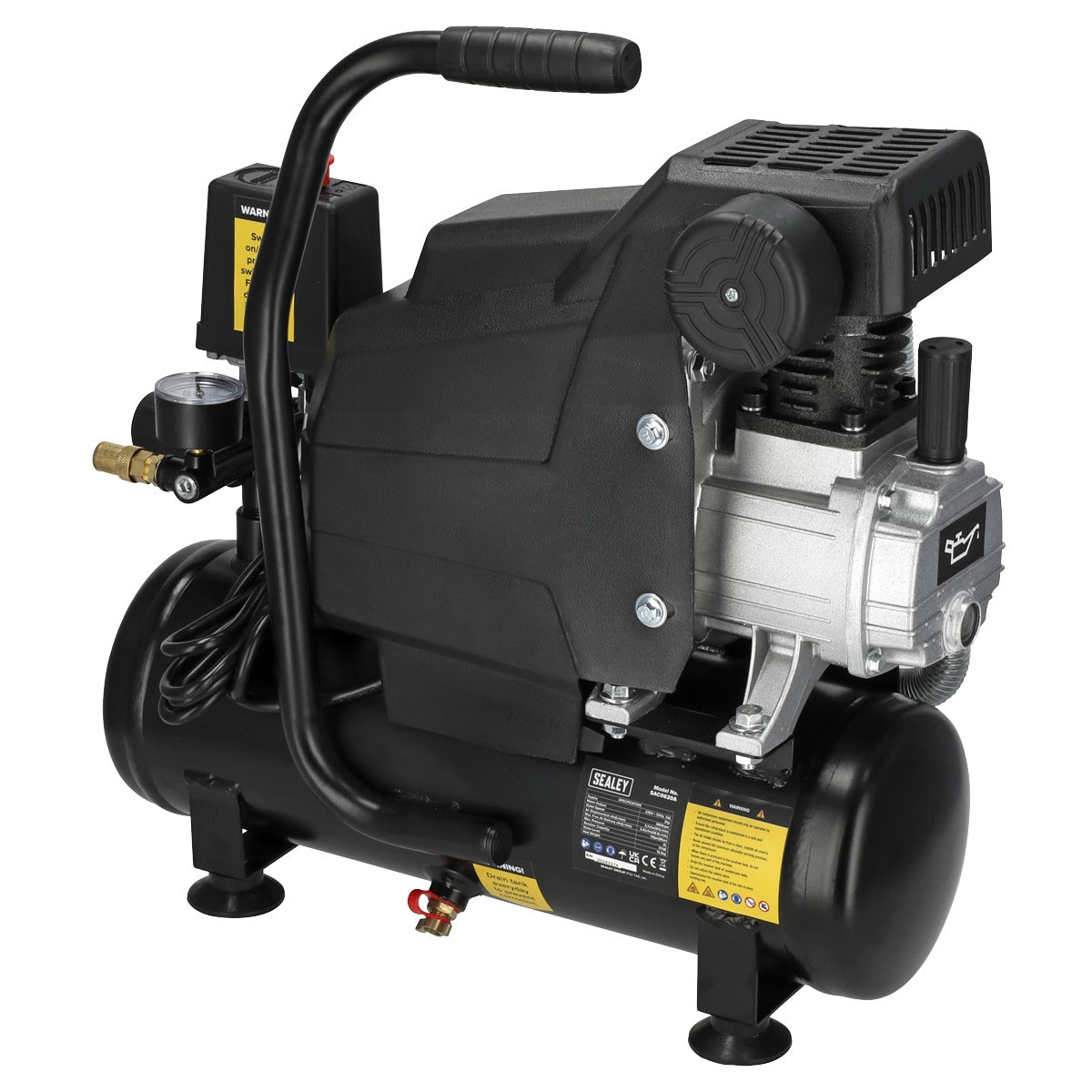 Sealey 6L Direct Drive Air Compressor 2hp SAC0620A