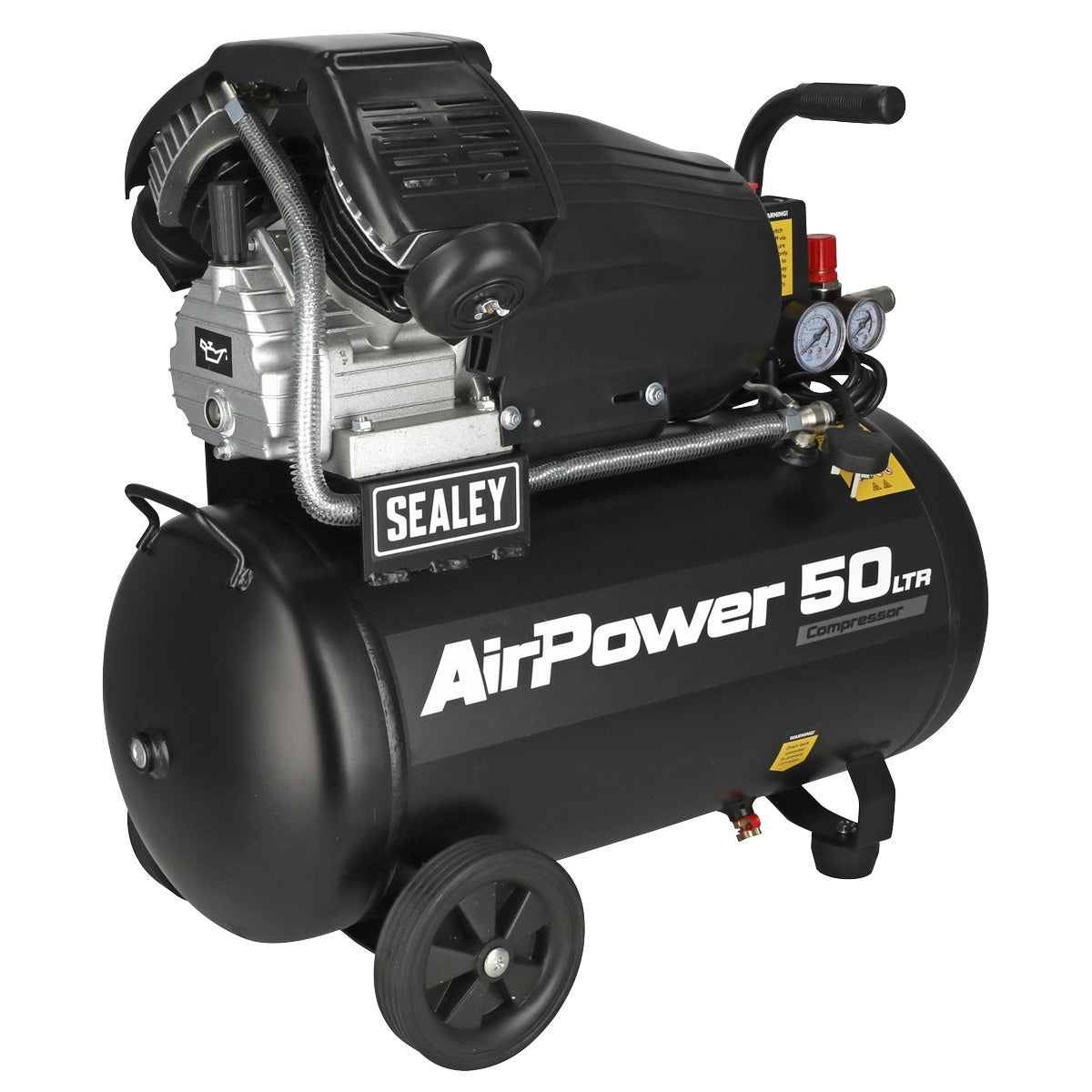 Sealey 50L V-Twin Direct Drive Air Compressor 3hp SAC5030VA
