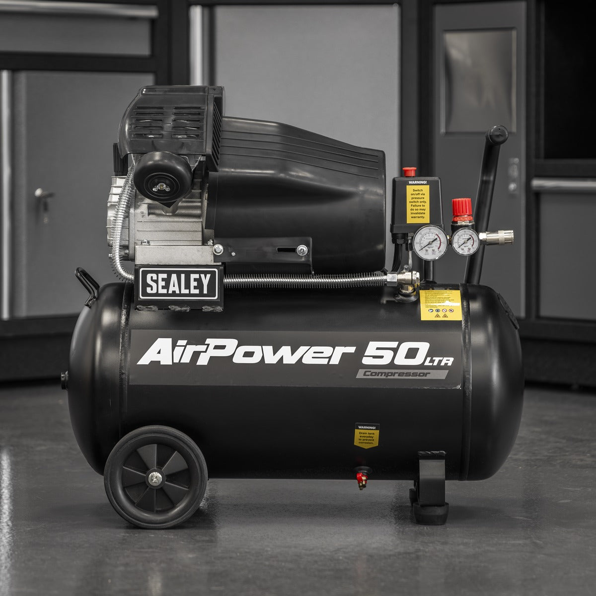 Sealey 50L V-Twin Direct Drive Air Compressor 3hp SAC5030VA