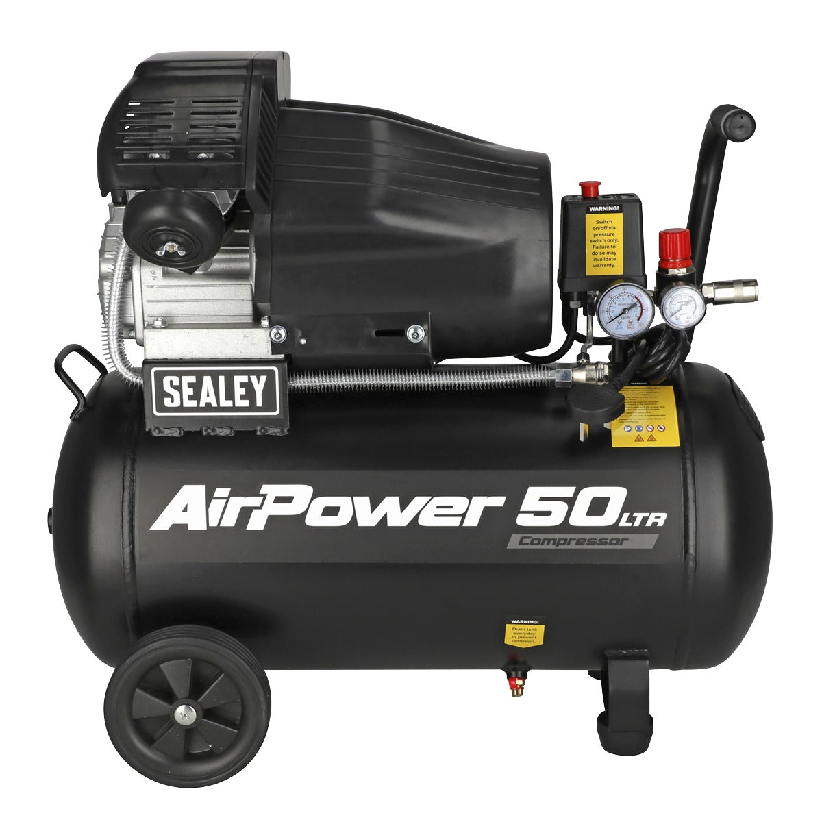 Sealey 50L V-Twin Direct Drive Air Compressor 3hp SAC5030VA